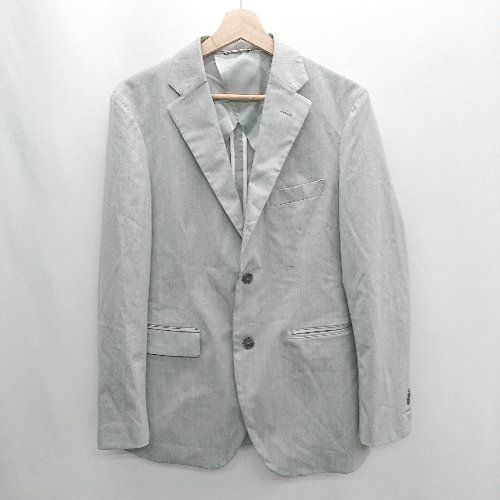 ◇ MORGAN HOMME モルガンオム 長袖 ジャケット サイズM ライトブルー 