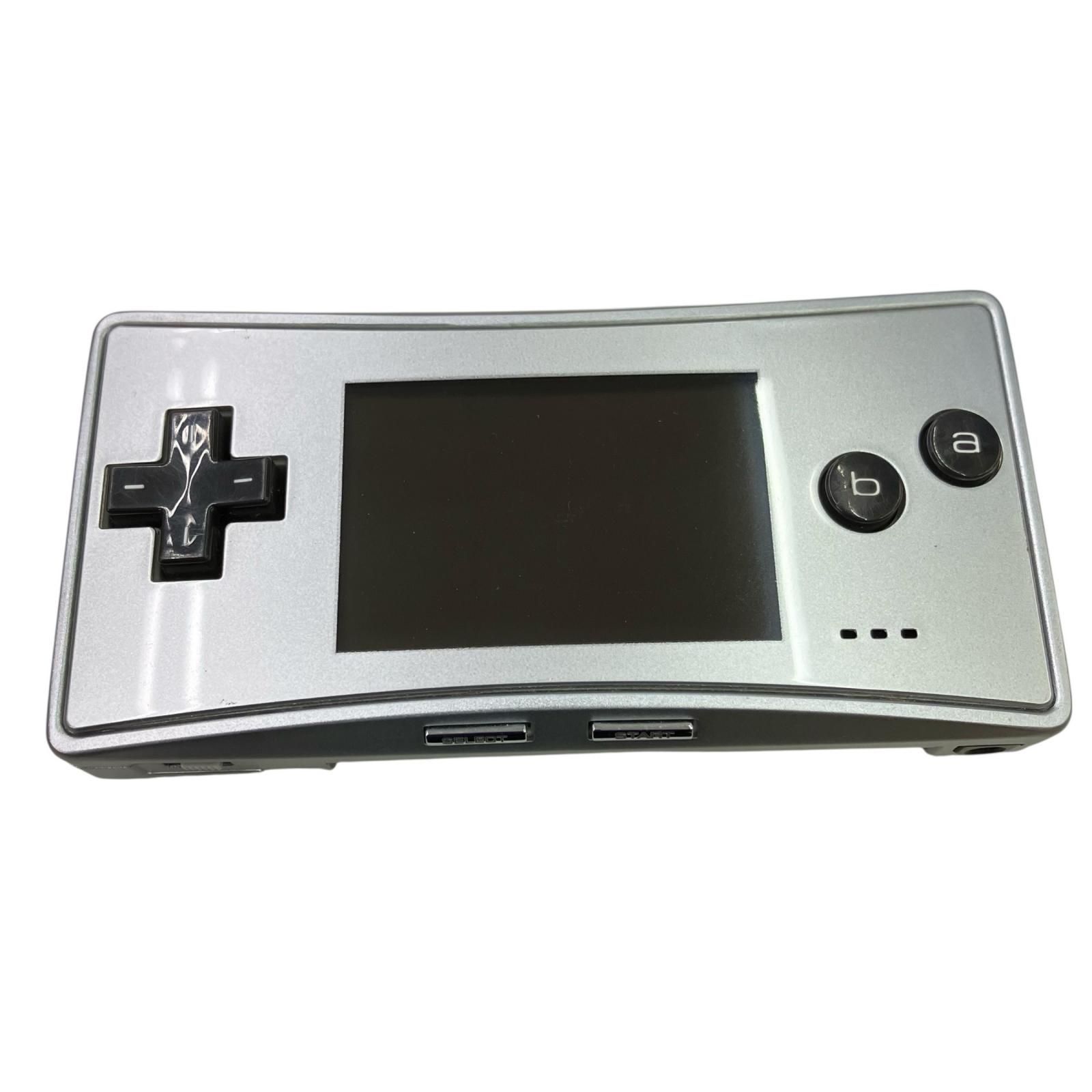 ジャンク品 Nintendo 任天堂 ニンテンドウ もり ゲームボーイミクロ GAME BOY micro OXY-001 シルバー 本体
