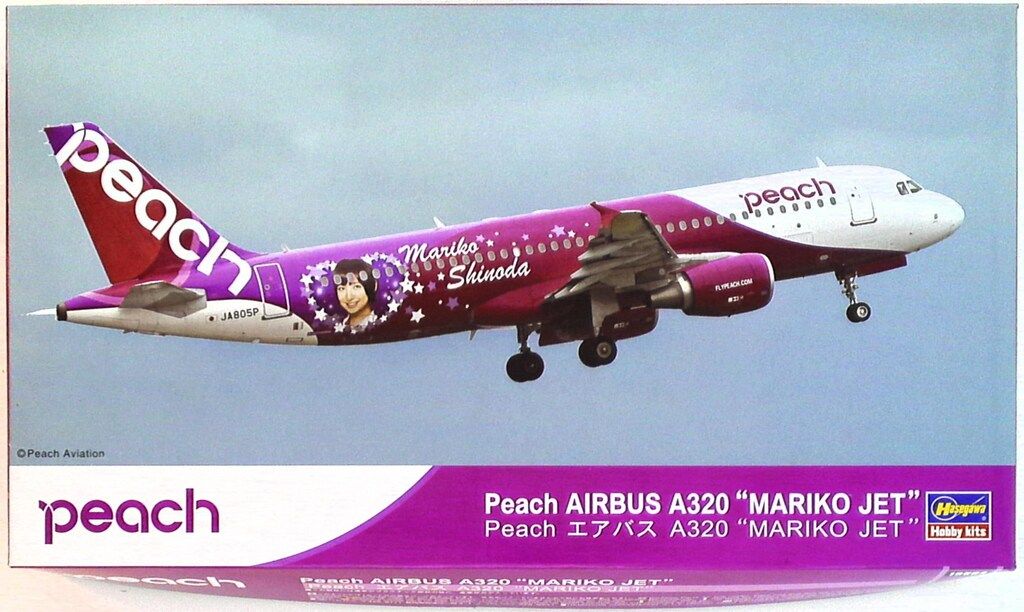 (未使用･未開封品)　ハセガワ 1/200 Peach エアバス A320 “MARIKO JET&quot; v1yptgt Yahoo!オークション - 未開封品 プラモデル ハセガワ 1/200