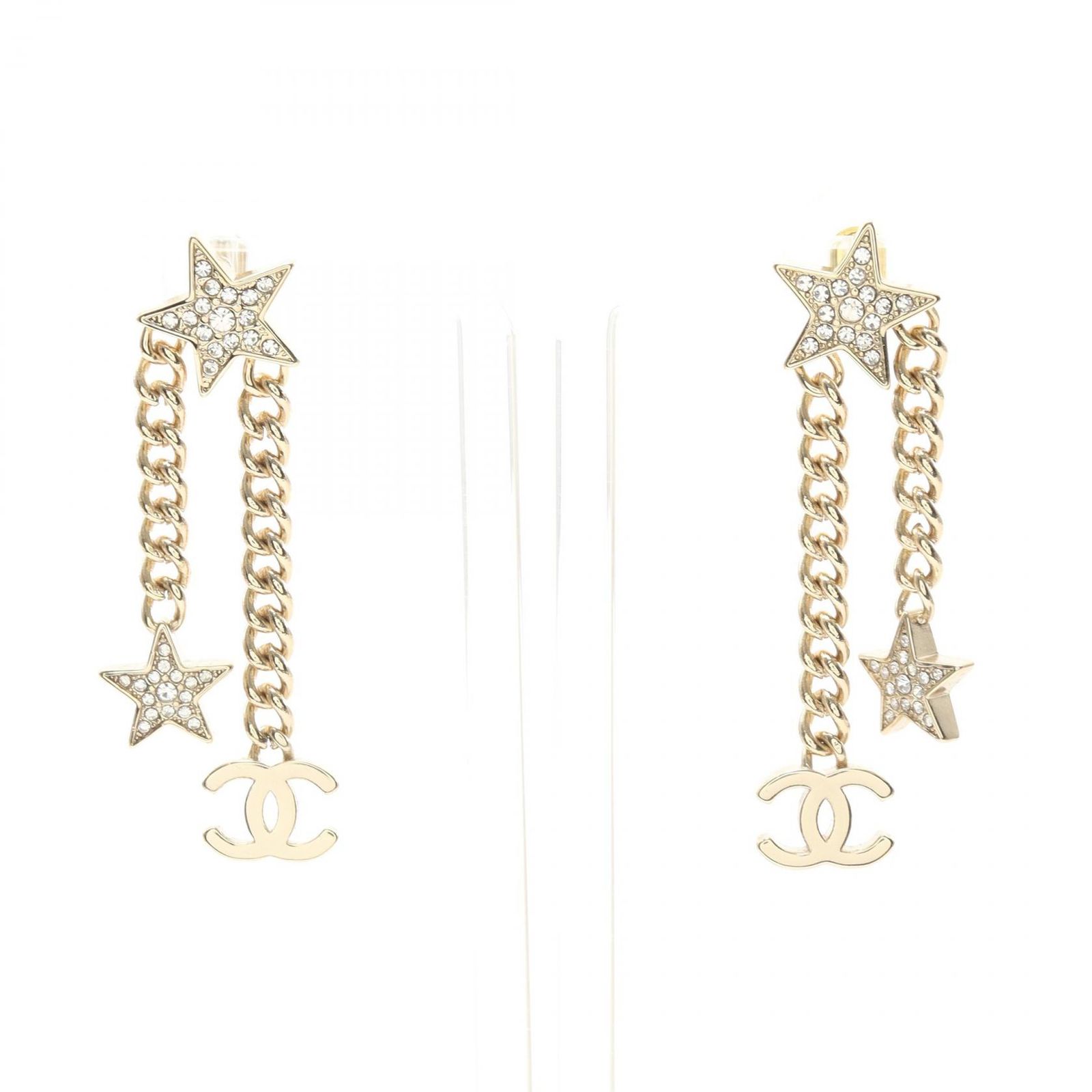 CHANEL ピアス ココマーク スター メッキ ゴールド B23B 最新予約 