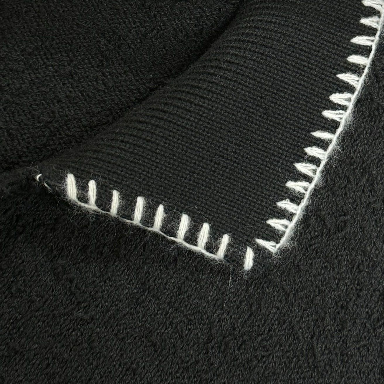 UNTORN Fuzzy Knit Polo ニットポロカーディガン セーター