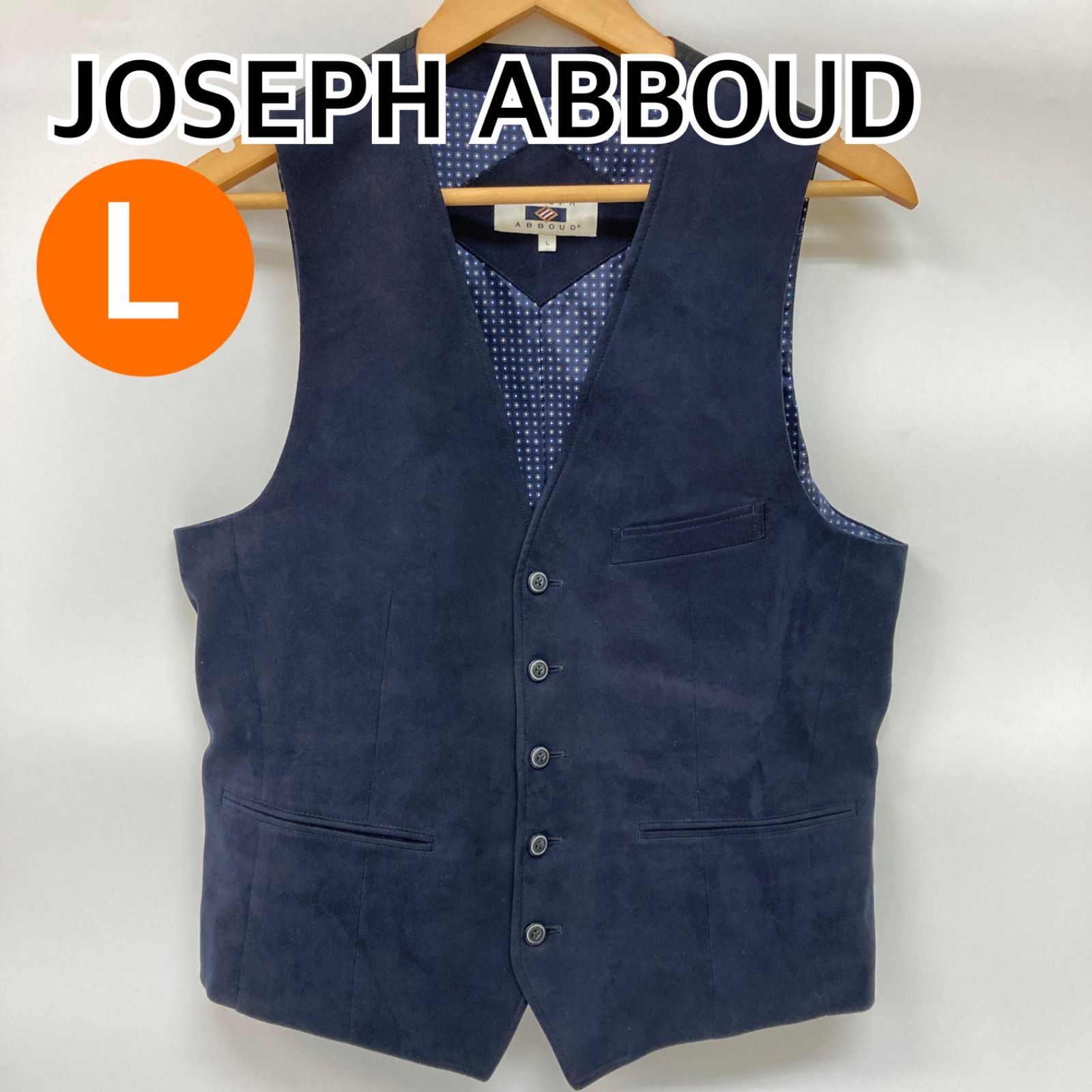 JOSEPH ABBOUD ジョセフアブード ベスト ジャケット トップス ネイビー 