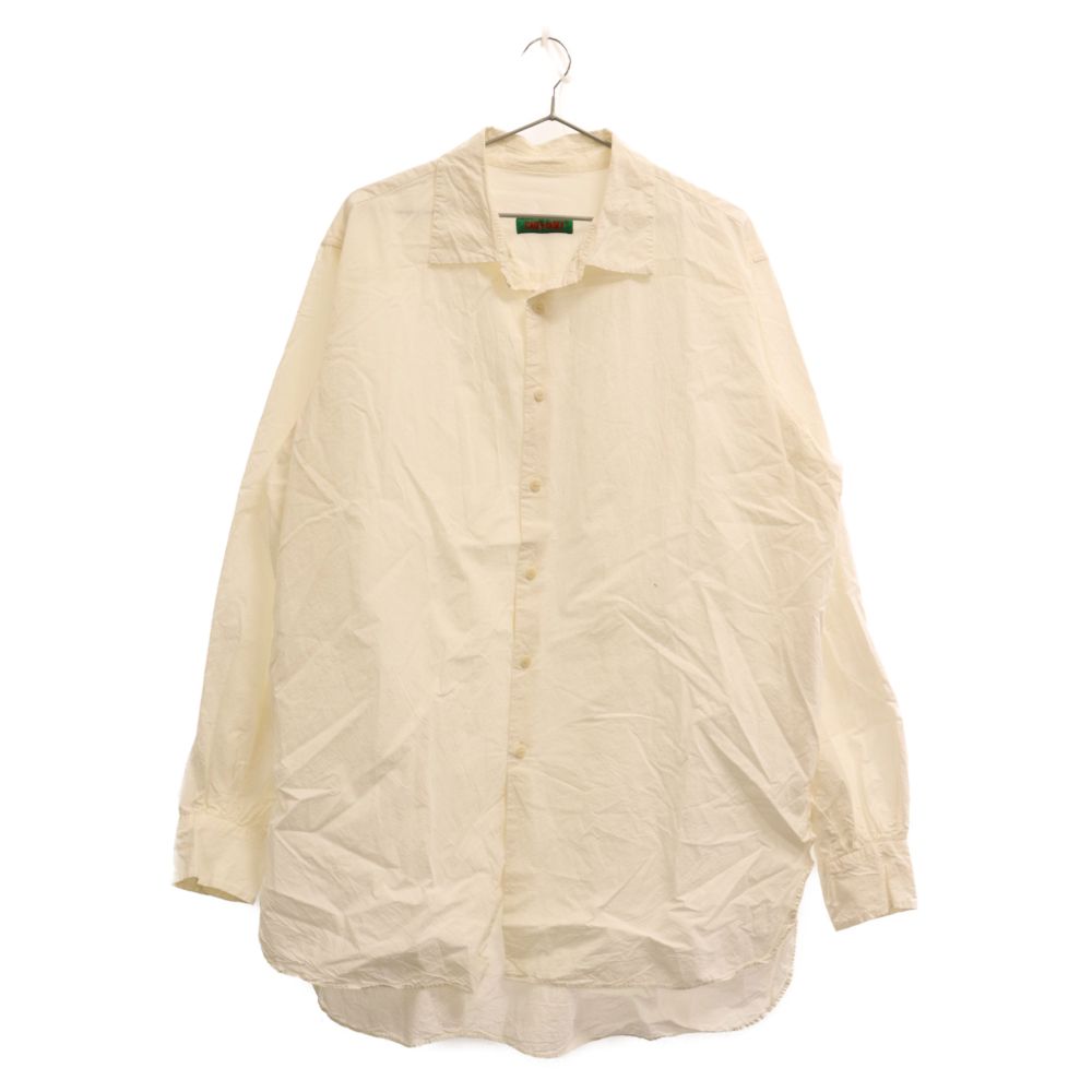 CASEY CASEY (ケーシーケーシー) 21AW LIGNIERE HOMME SHIRTシワ加工長袖シャツ ホワイト - メルカリ