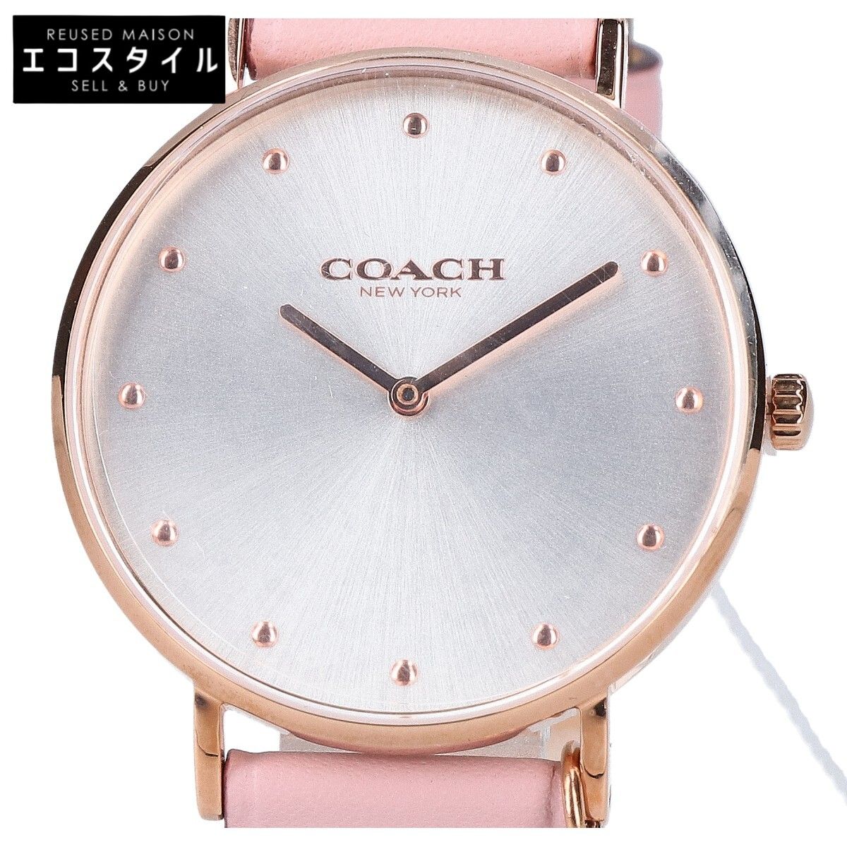 COACH コーチ 未使用 14503884 PERRY ペリー レザーベルト クォーツ