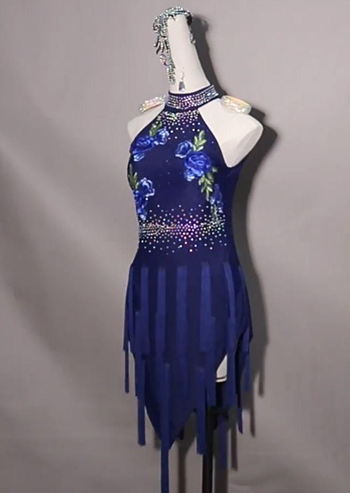 新品未使用 社交ダンス ワンピース ドレス