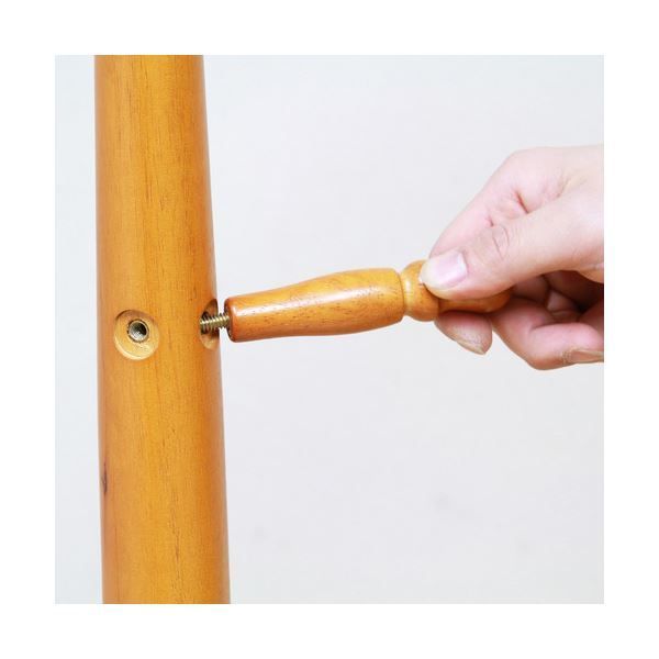 (まとめ) 不二貿易 アンティークコートハンガー W480×D480×H1830mm ブラウン GV-6100 1台 〔×5セット〕 7千円以上で送料無料（まとめ） 不二貿易 アンティークコートハンガー