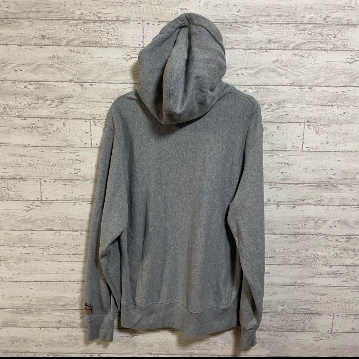 old stussy ステューシー パーカー グレー 90s Lスウェット スエット 