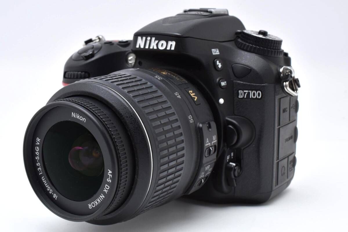 Nikon ニコン D 7100 AF S DX NIKKOR 18 55 mm F 3 5 6 G VR ボディ レンズセット 082