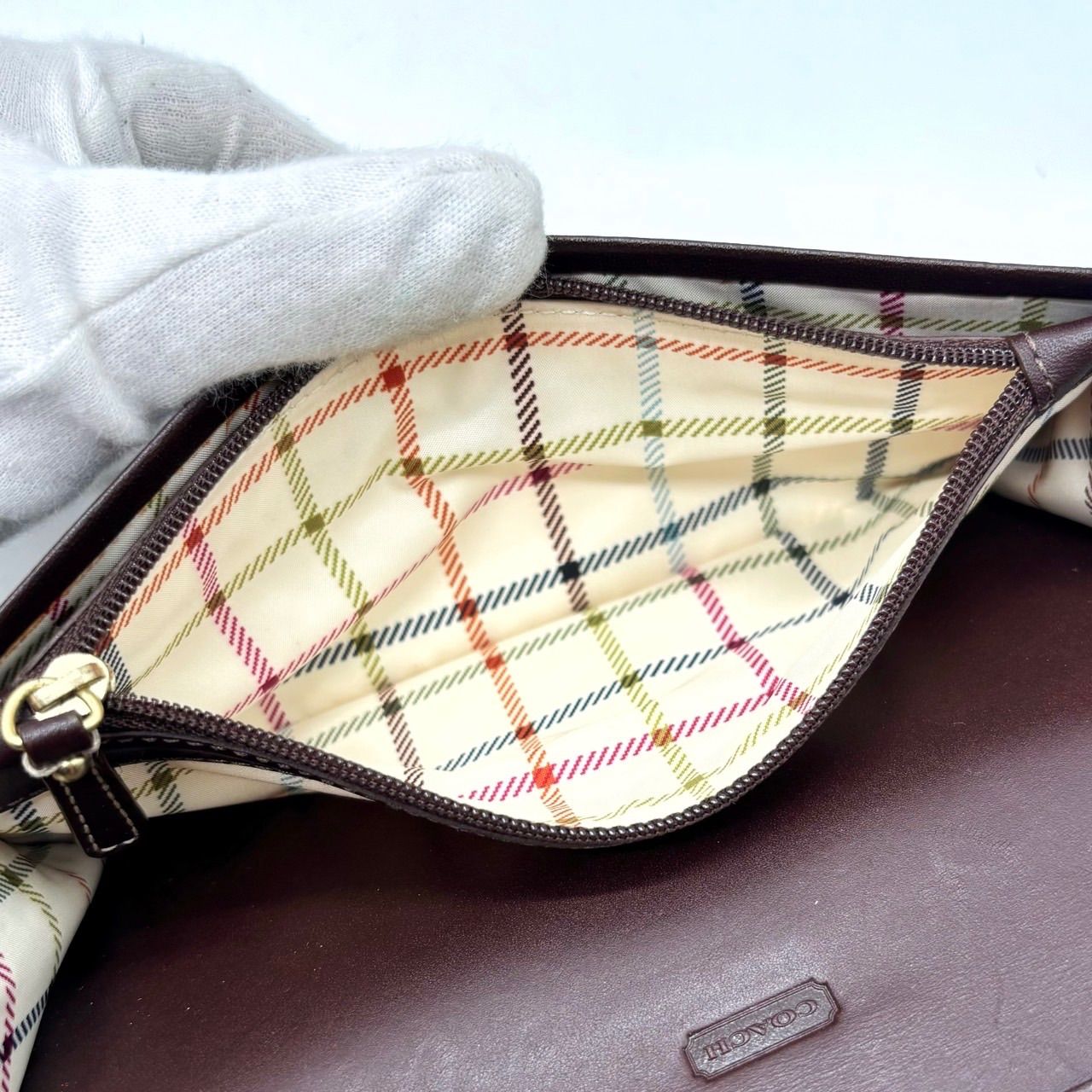 良品】 COACH コーチ 長財布 ロングウォレット 二つ折り財布 