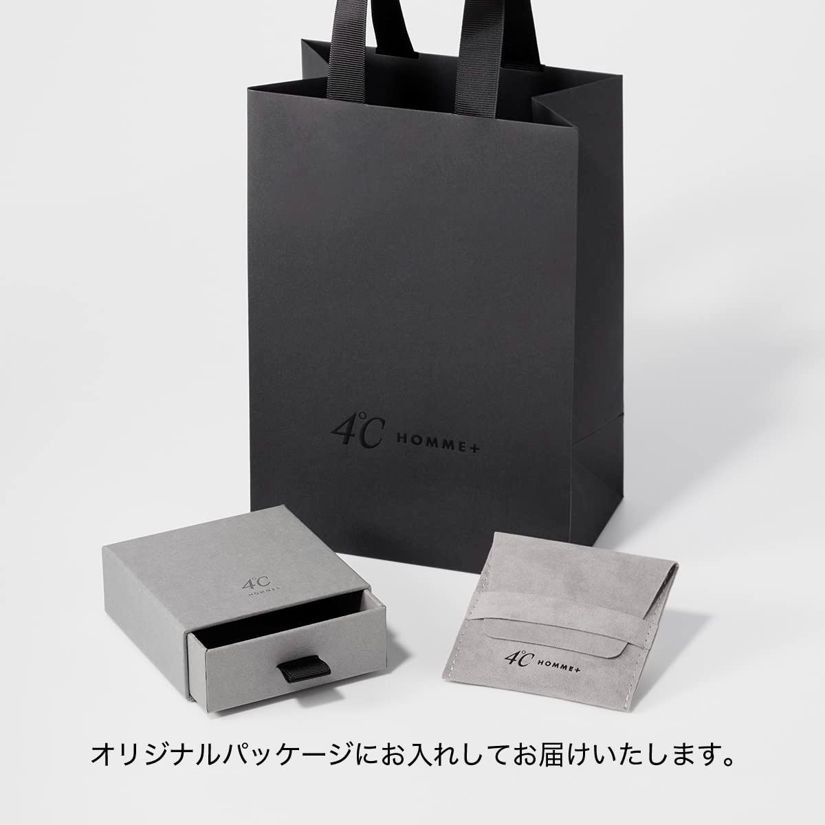 4℃HOMME+] シルバー フープ ピアス/片耳用 112144350905 - メルカリ