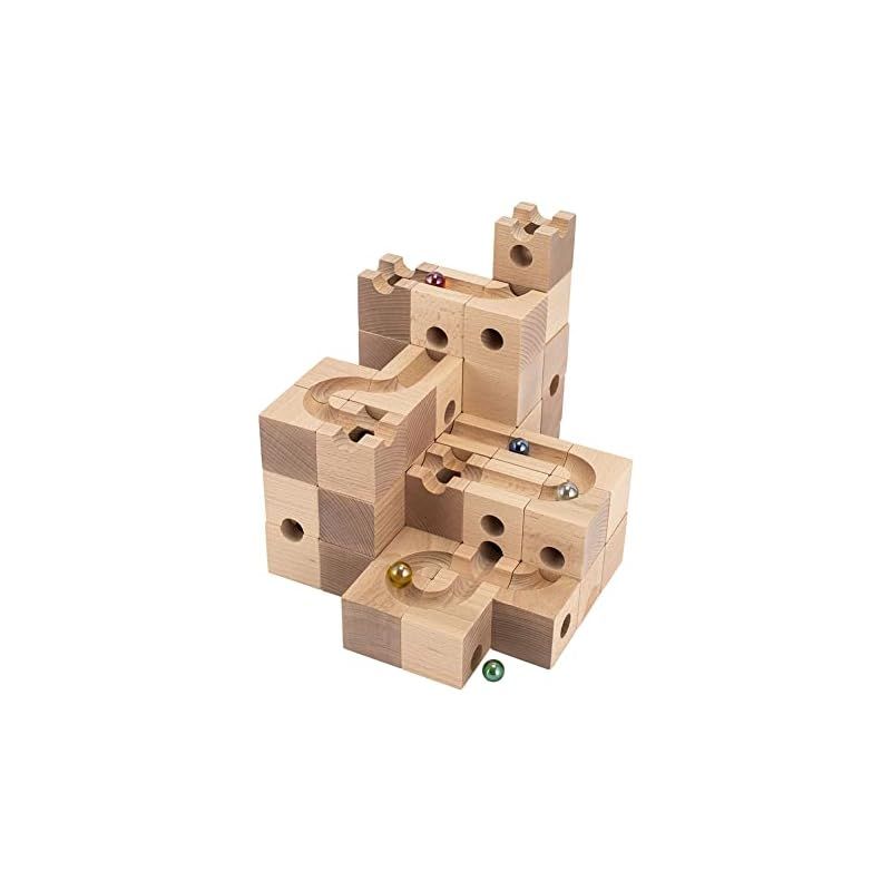 キュボロ スタンダード50 Cuboro Standard 50 50キューブ 大容量セット 204 玉の道 玉の塔 キッズ 木のおもちゃ 積み木 クボロ社 ブロック Starter sets 並行輸入品 1