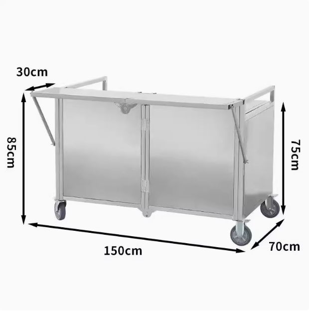 屋台風販売台 ステンレス鋼製屋台セット イベントやお祭りで大活躍の