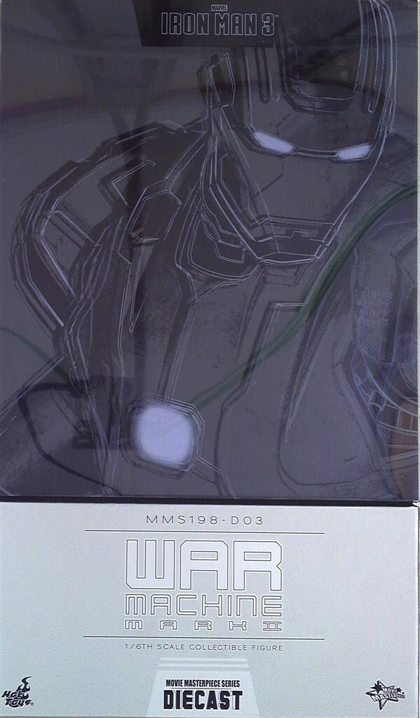 HOTTOYS MOVIE MASTERPIECE DIECAST WAR MACHINE MARK 2 通常版 | IRON MAN 3 MMS198