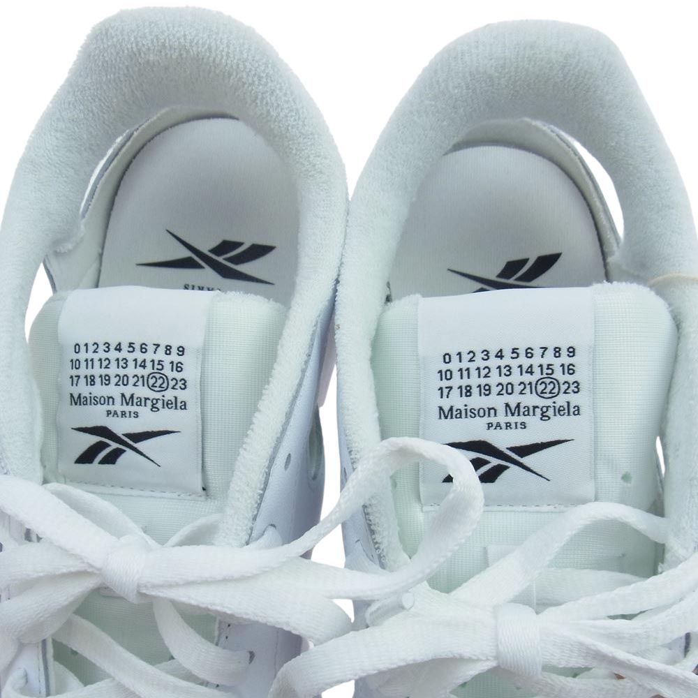 MAISON MARGIELA メゾンマルジェラ スニーカー GX5137 × Reebok リーボック Classic Leather DQ Shoes クラシックレザー シューズ 足袋 タビ スニーカー ホワイト ホワイト系 28cm【極上美品】【中古】 MAISON MARGIELA メゾンマルジェラ スニーカー GX5137 × Reebok