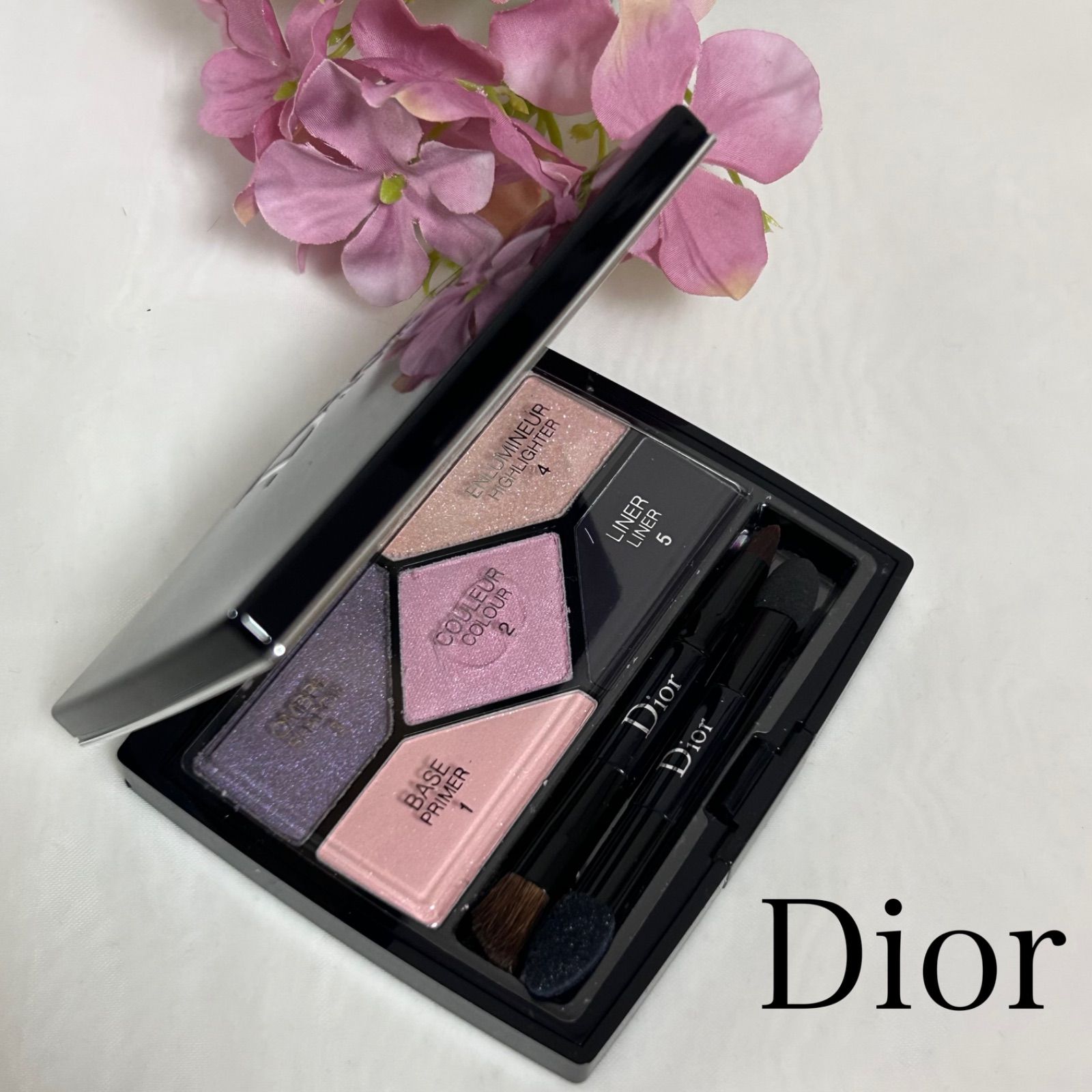 新品・未使用】DIOR ディオール サンククルールデザイナー アイ