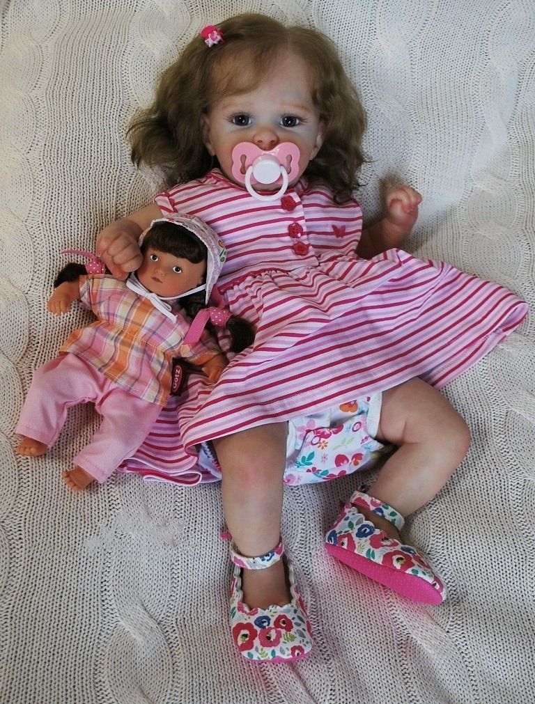 リボーンドール 人形 赤ちゃん フルシリコーン 女の子 ベビードール