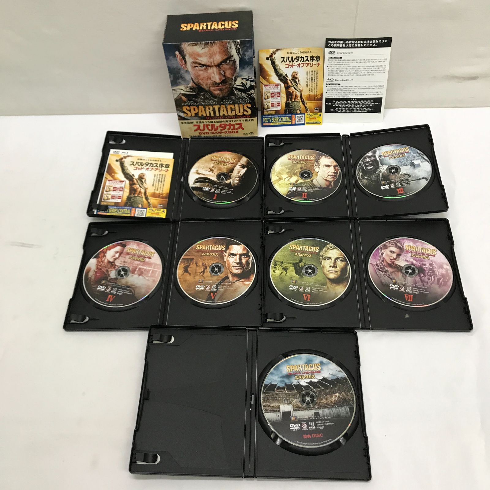 DVD】スパルタカス DVDコレクターズBOX SPARTACUS 『タバコ臭多少あり
