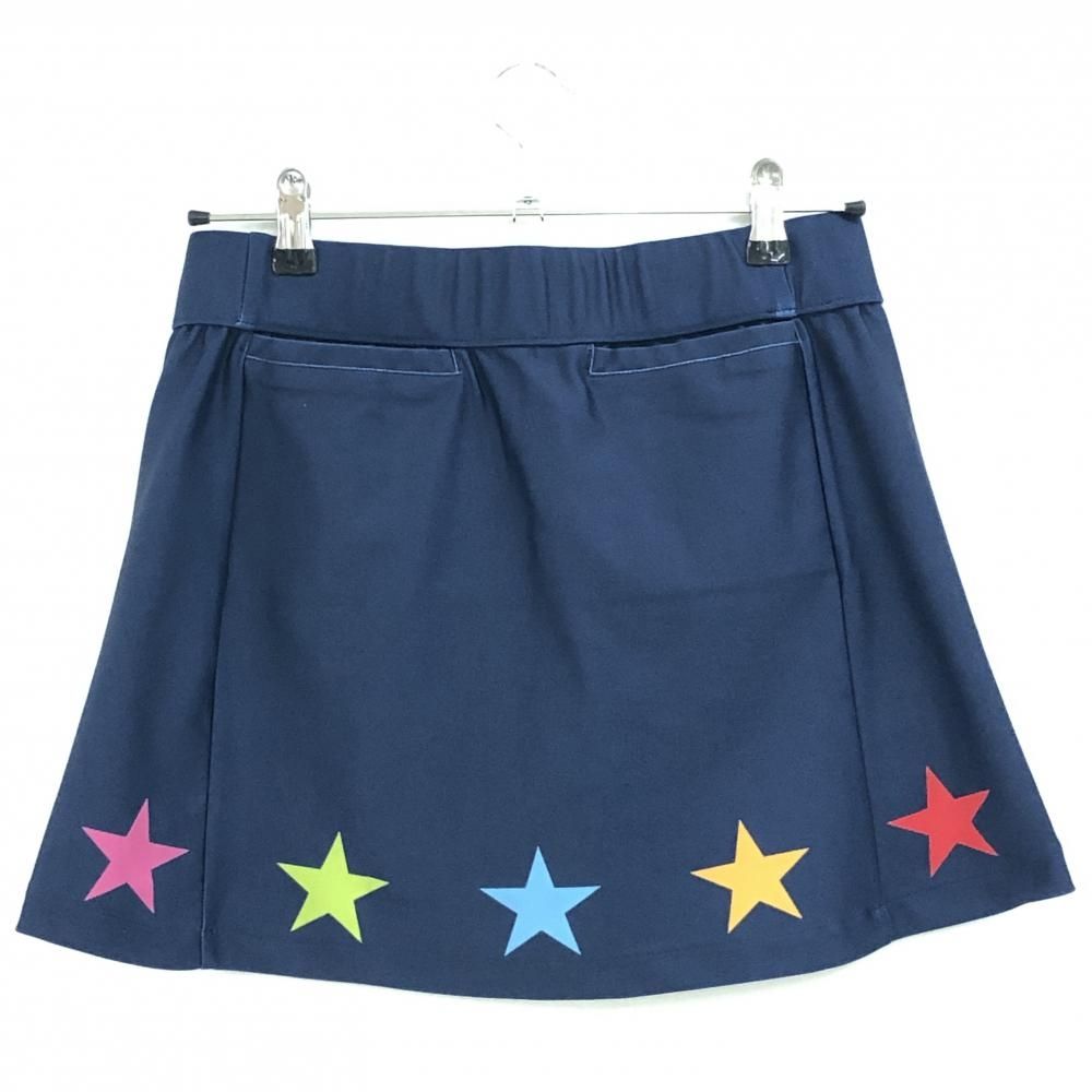 V12 秋冬ゴルフスカート インナーつき ブラック ⭐︎星⭐︎ サイズ2