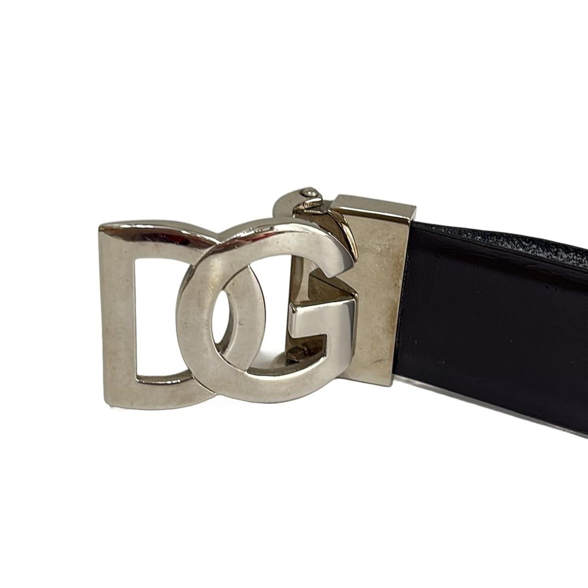 【未使用に近い】DG ロゴ ベルト 黒 楽天市場】DOLCE&GABBANA D&Gドルチェ＆ガッバーナドルガバ