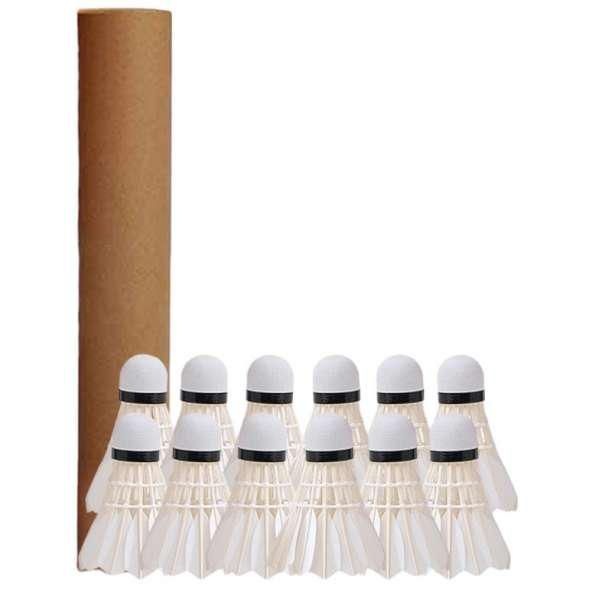 バドミントン シャトル 1ダース 12個セット 練習球 ノック 大容量 羽