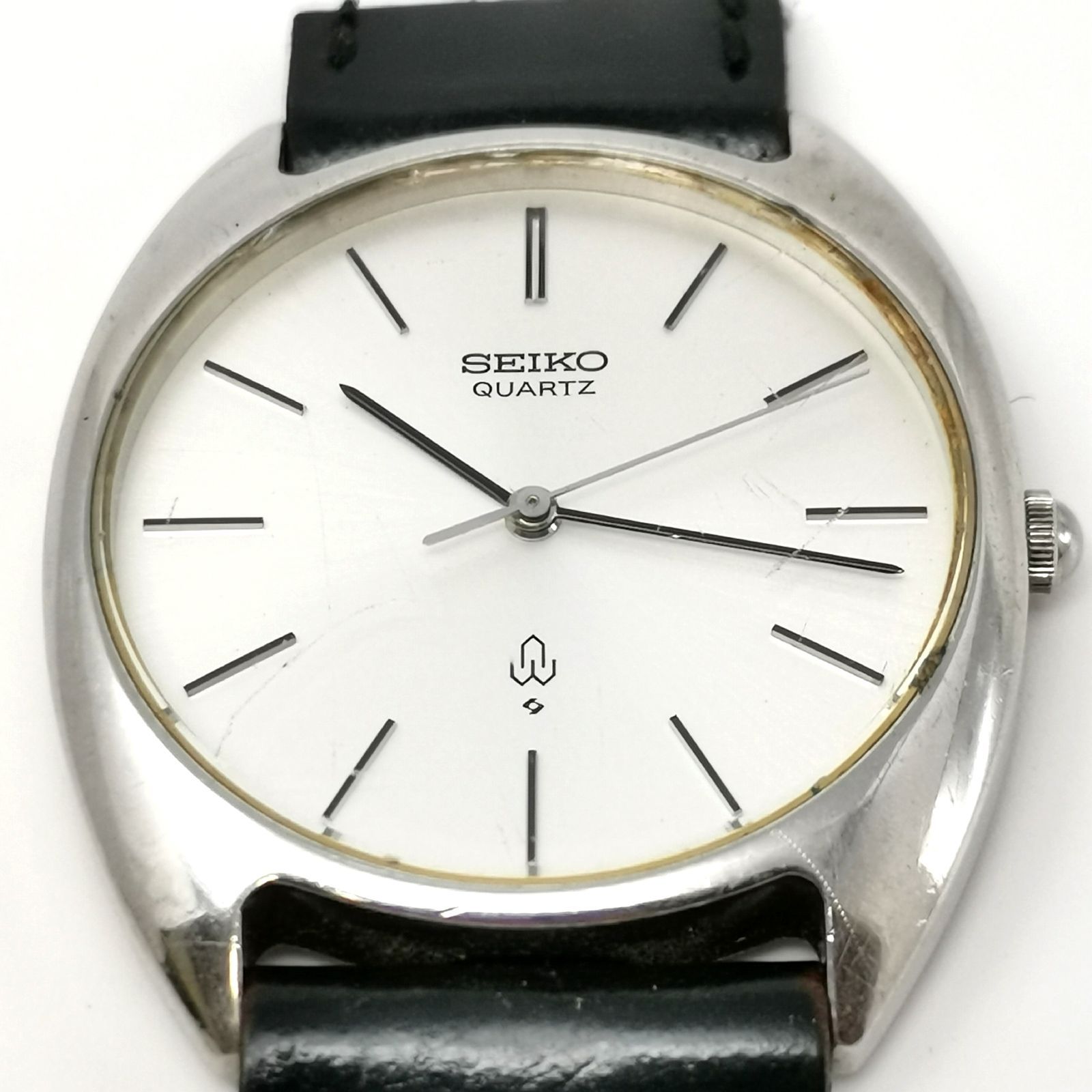 SEIKOセイコー シャリオ 7830-8000 ラウンド クオーツ シルバー文字盤