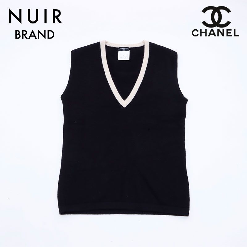 CHANEL シャネル ベスト カシミヤ サイズ42 1996年 - メルカリ