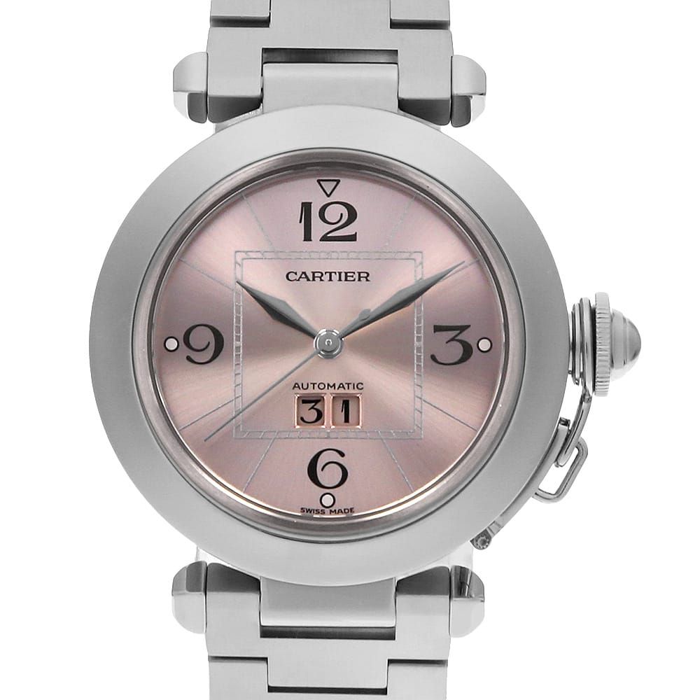 カルティエ パシャC ビッグデイト W31058M7 レディース