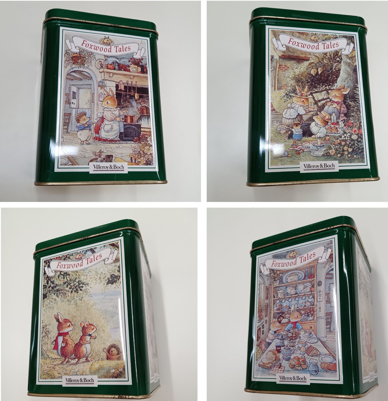 希少ヴィンテージ 箱缶付き】美品 Foxwood Tales Villeroy＆Boch 