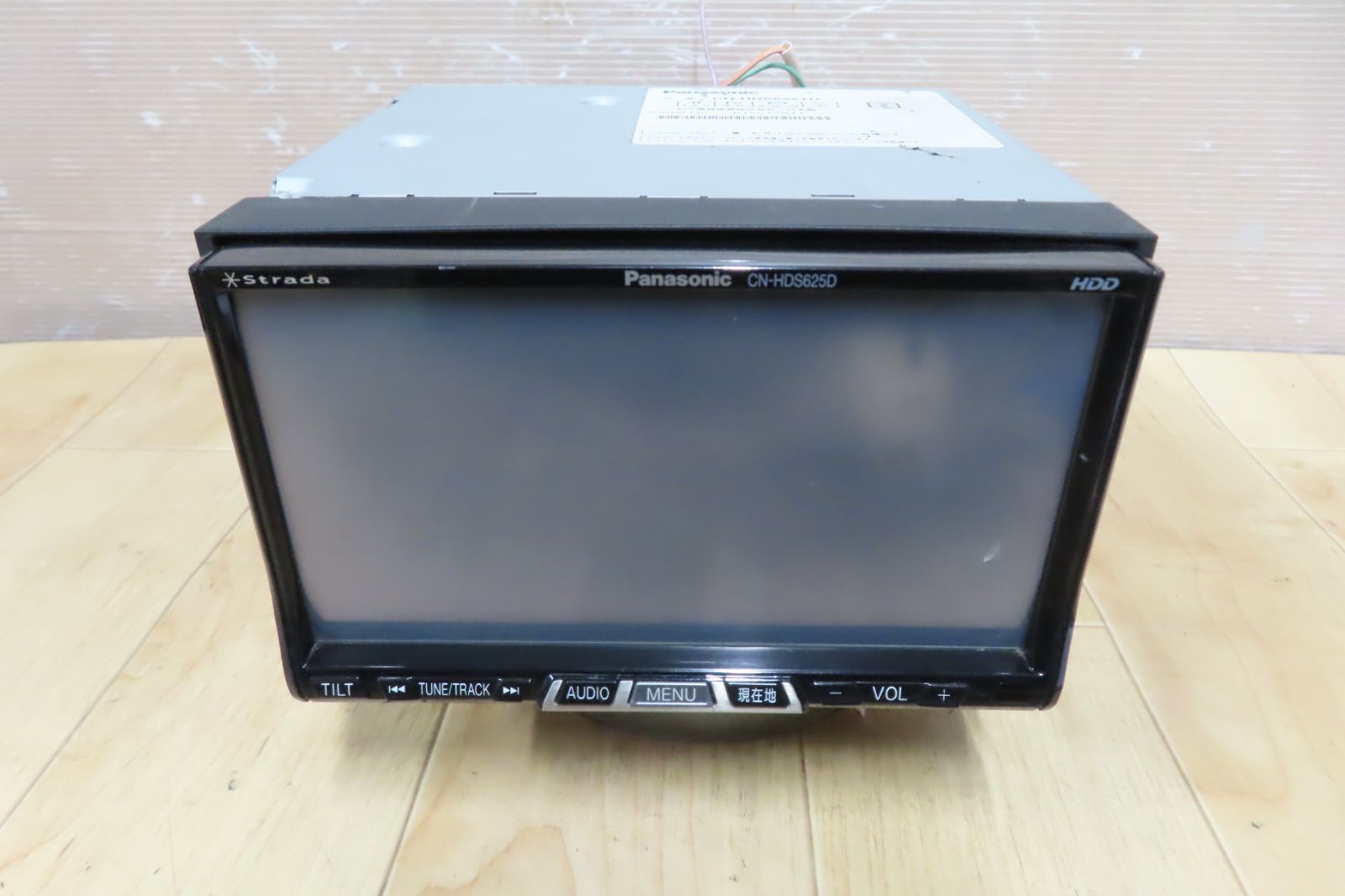 動作品保証付★V9191/Panasonic　CN-HDS625D　HDDナビ　2006年　地デジフルセグ対応　CD・DVD再生OK