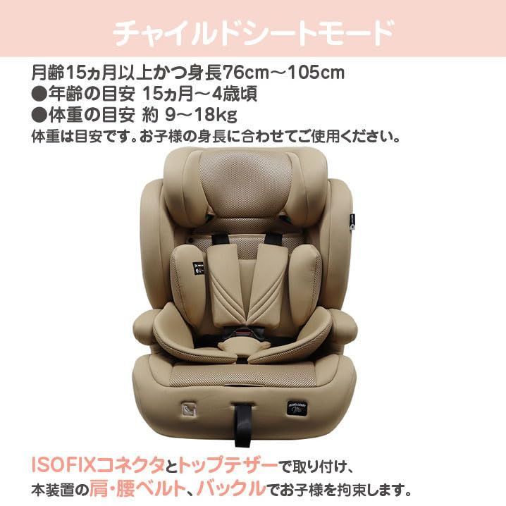 マムズキャリー　ジュニアシート　1才から マムズキャリー MCハーネスジュニア i-Size 1歳11歳