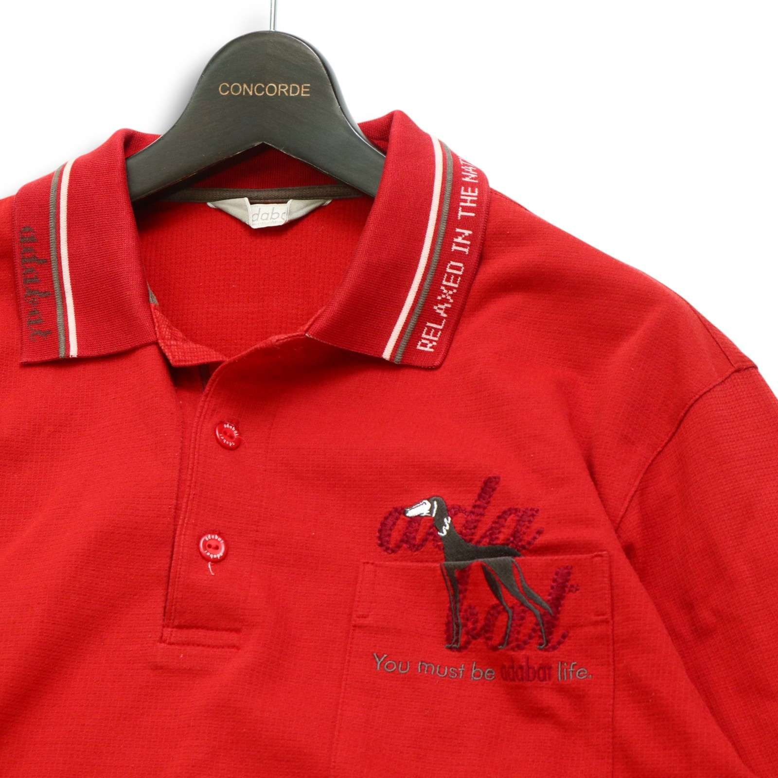 新品　adabat長袖ポロシャツ サイズ48 コットン100% 新品 adabat長袖ポロシャツ サイズ48 コットン100% アダバット