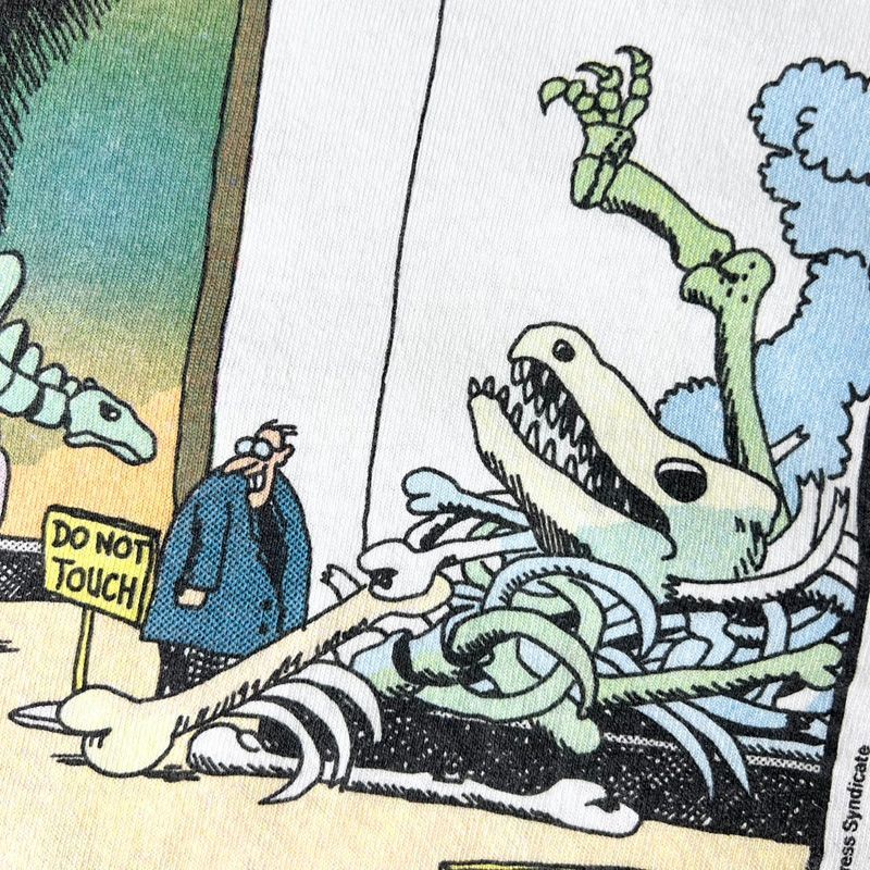 90s USA製 ジョーク アート イラスト プリント 半袖 Tシャツ XL / 90  