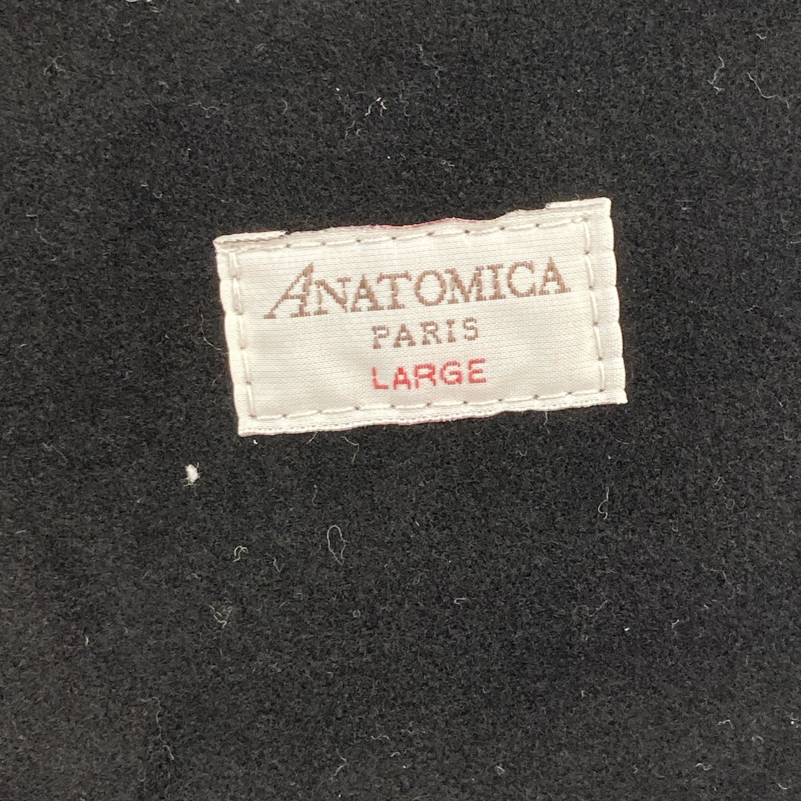 ANATOMICA アナトミカ 23AW ﾌﾞﾗｯｸ CYCLISTE ENGLISH MOLESKIN ｻｲｸﾘｽﾄ