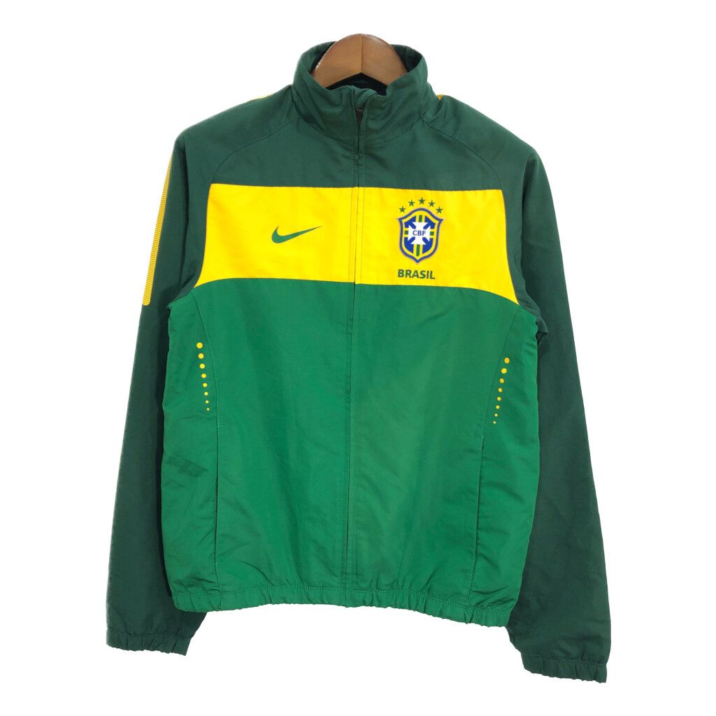 NIKE Nike ナイキ ブラジル代表 Ｍ　ウィンドブレーカー 未使用に近い⭐︎ NIKE ナイキ ブラジル代表 ウィンドブレーカージャケット