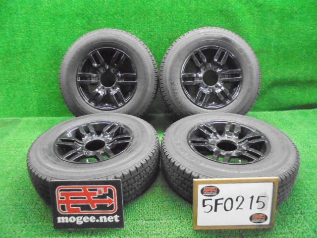 5FO215 BBV バリ山 製 195 80R15 107 105N LT トーヨー DELVEX 935 スタッドレス アルミホイールセット ハイエース