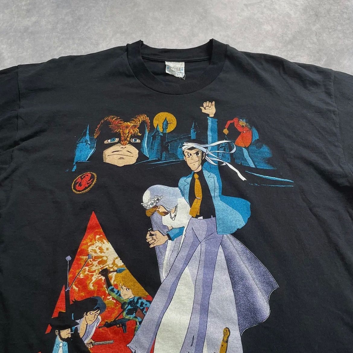 90s Tシャツ ルパン3世 カリオストロの城 ルパン 映画 ヴィンテージ