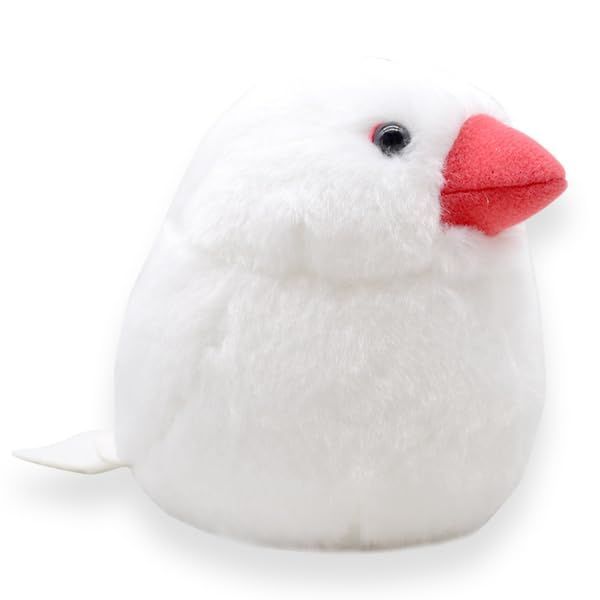 単品) プレゼント 誕生日 ぬいぐるみ Exceed Japan 白文鳥