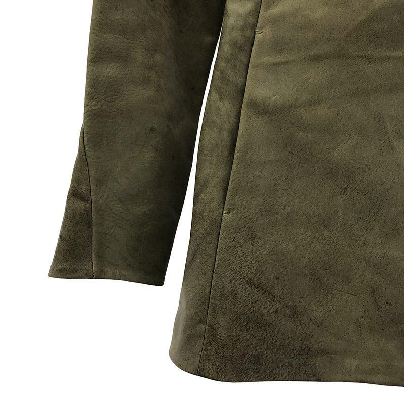 美品】 m.a+ / エムエークロス | HORSE LEATHER / SILK CREPE LINING  