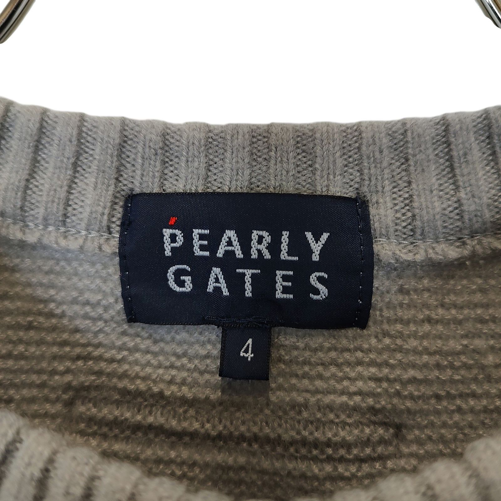 PEARLY GATES パーリーゲイツ ゴルフ ウール混 長袖 ニット