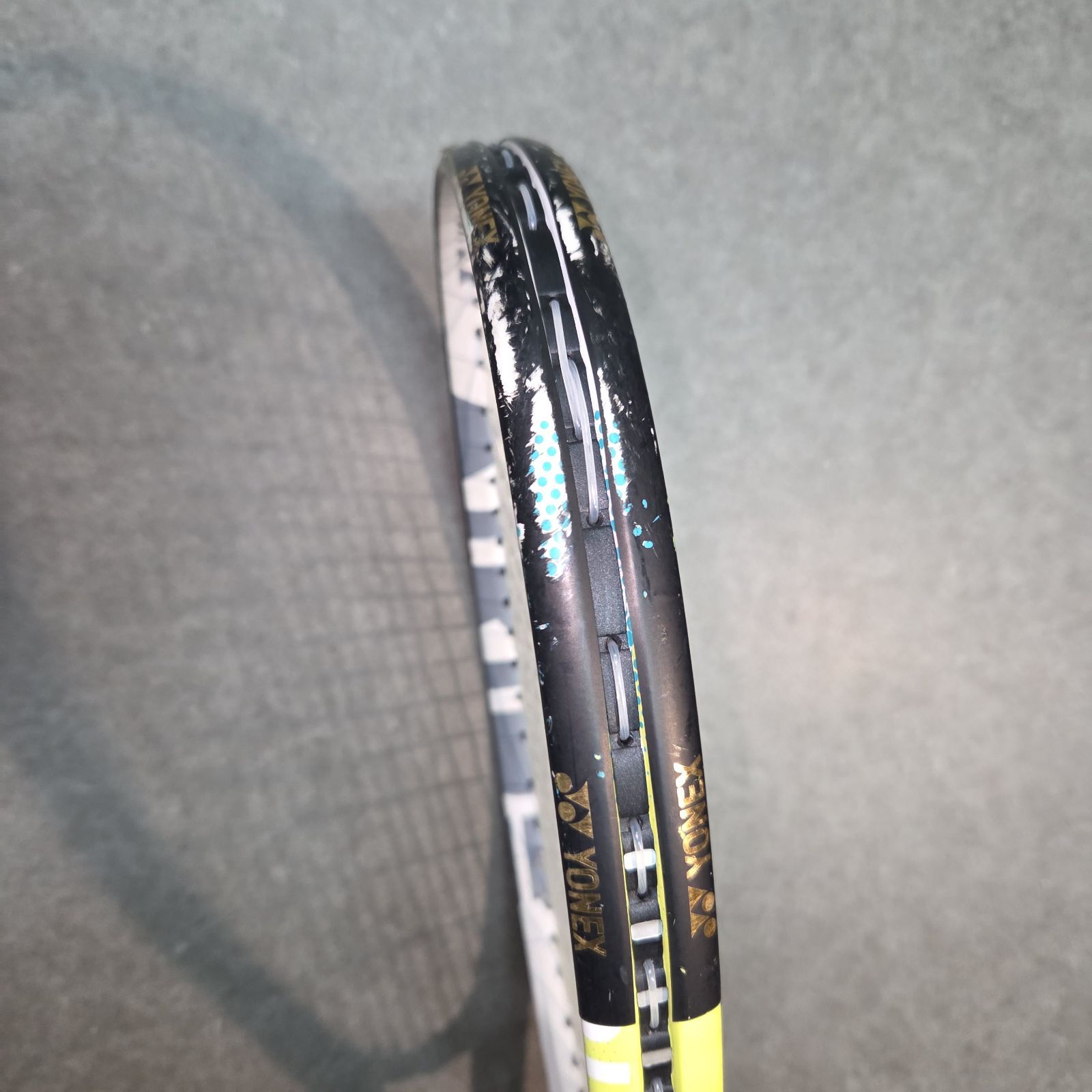 初心者向け 軽量 YONEX ヨネックス AIRIDE エアライド 袋付き 軟式テニスラケット ソフトテニスラケット イエロー グリーン ホワイト