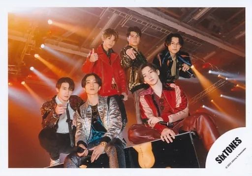 中古】生写真(ジャニーズ) SixTONES/集合(6人)/横型・膝上