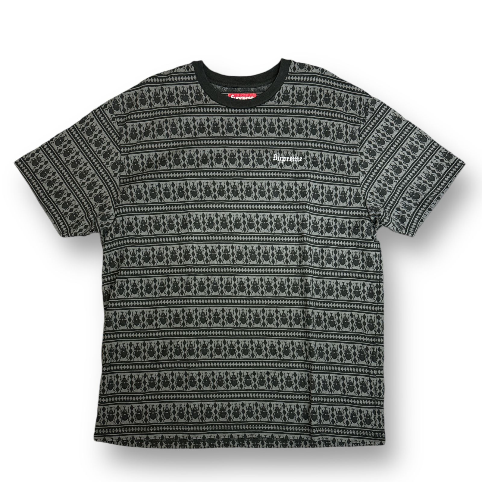 Supreme Jacquard Scarab S/S Top ブラック【M】