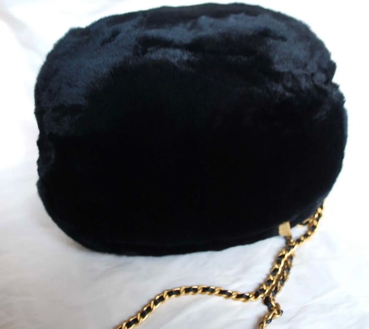 CHANEL シャネル 未使用 ハンドウォーマー ラパン ファーショルダー 