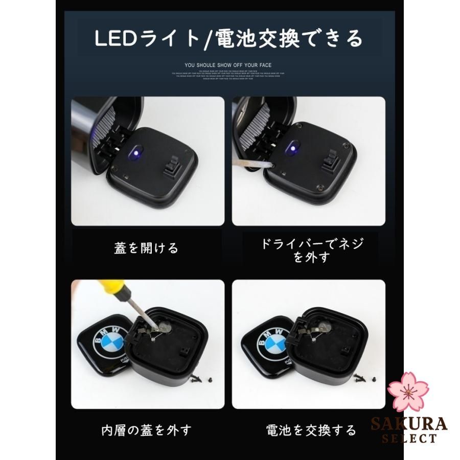 LEXUS 灰皿 蓋付き 置き型 ブラガ レクサスFスポーツ車用互換品 車用灰皿 LEDアッシュ