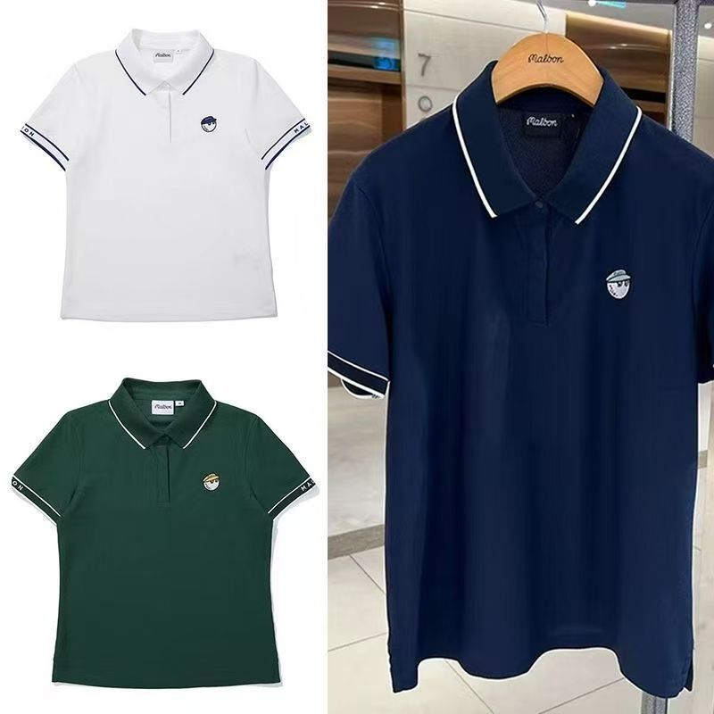 malbon golf マルボンゴルフ ポロシャツ 練習用 半袖 ゴルフ
