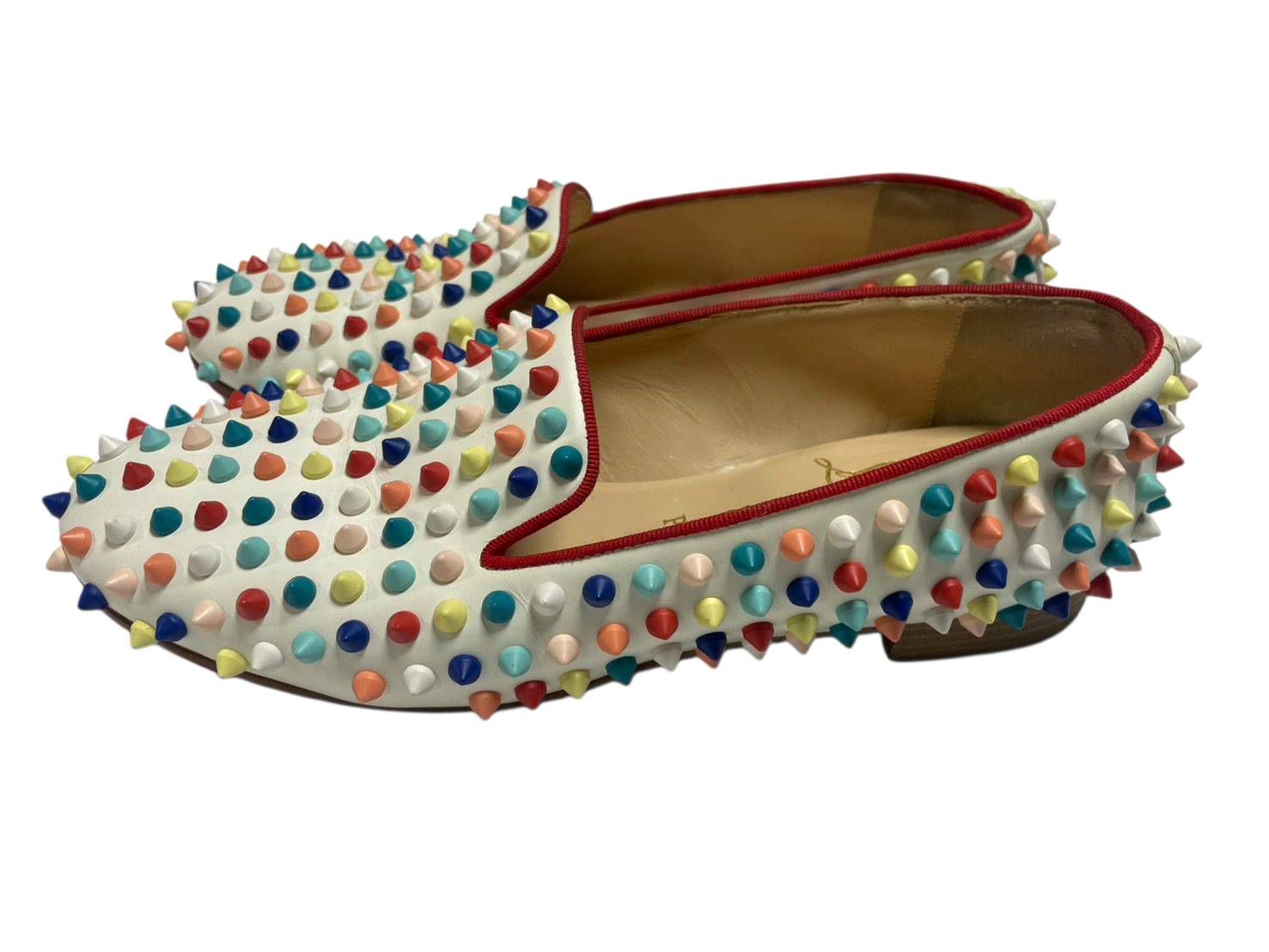 N0535】ルブタン Christian Louboutin ローファー スタッズ