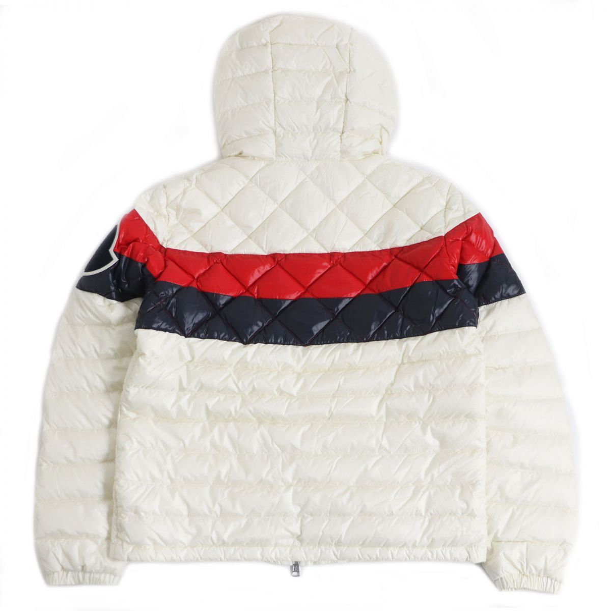 美品□19AW MONCLER/モンクレール GAUDIN デカロゴワッペン フーデッド