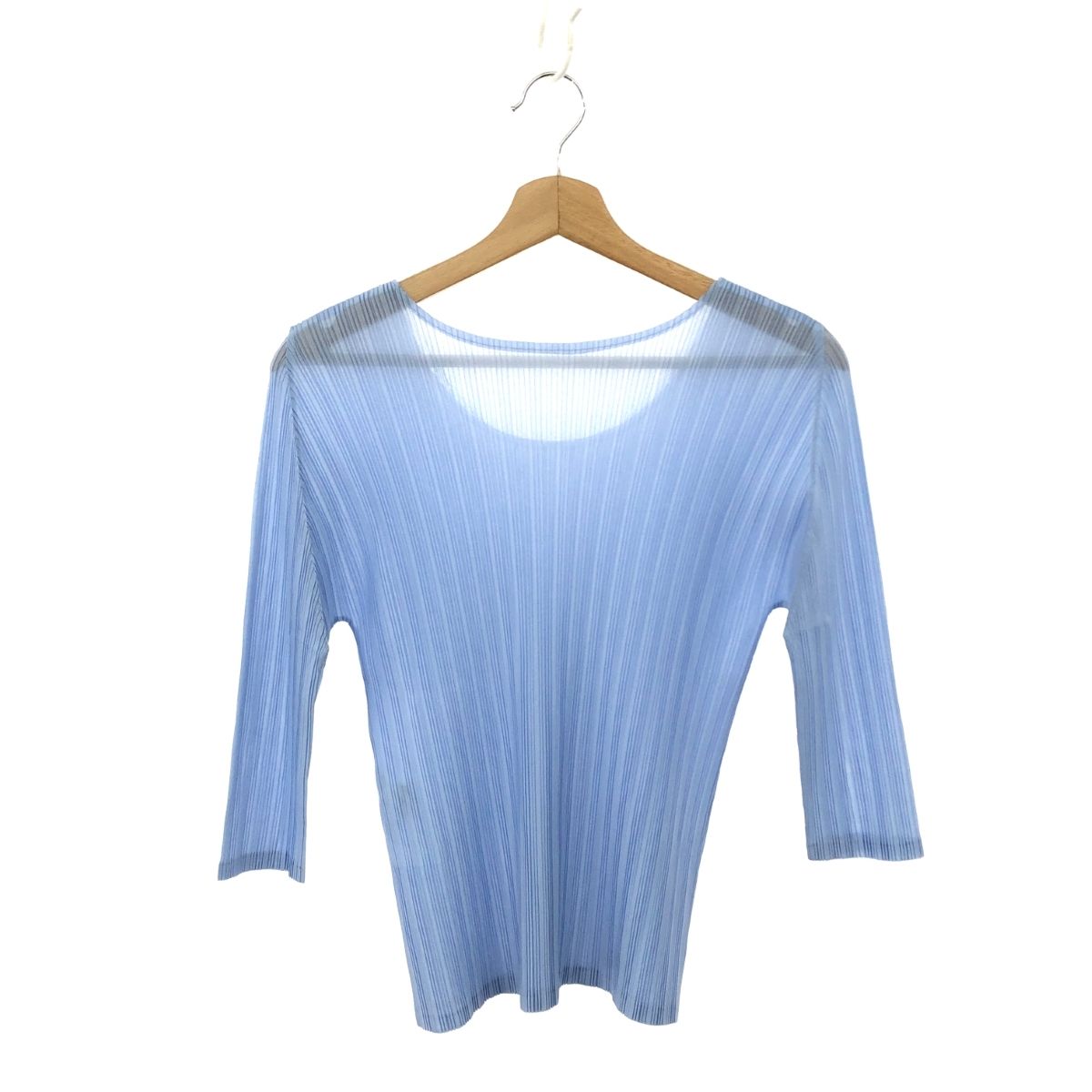 PLEATS PLEASE プリーツプリーズ 半袖カットソー サイズ 3 ブルー レディース | 240001138801