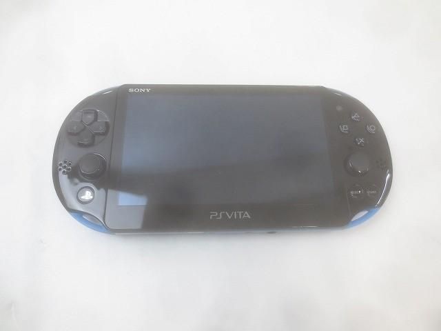 ゲーム PS Vita 本体 PCH-2000 ブルー ブラック 付き