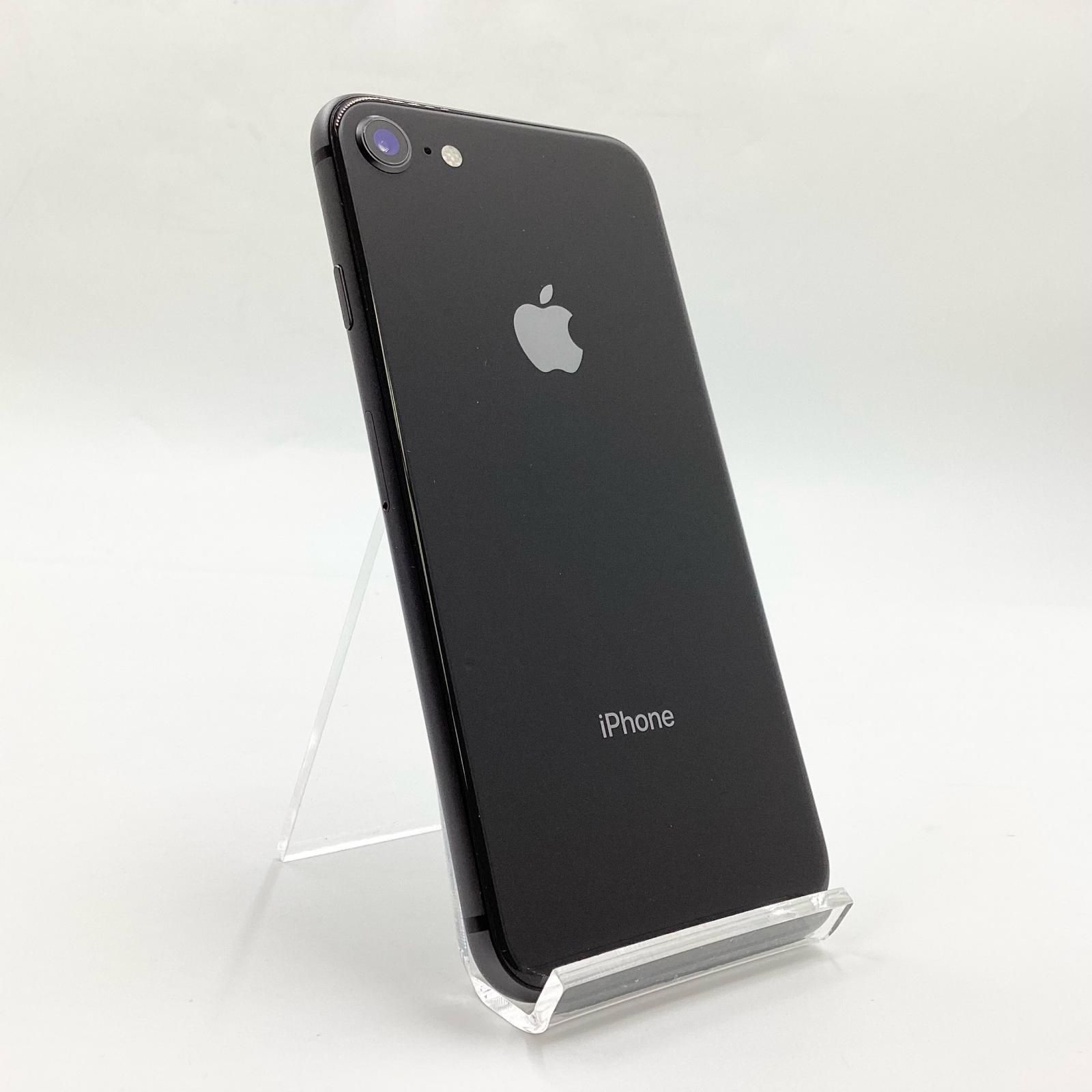 【全額返金保証】【最速発送】Apple iPhone 8 64GB スペースグレイ docomo 美品 動作確認済 80% 白ロム